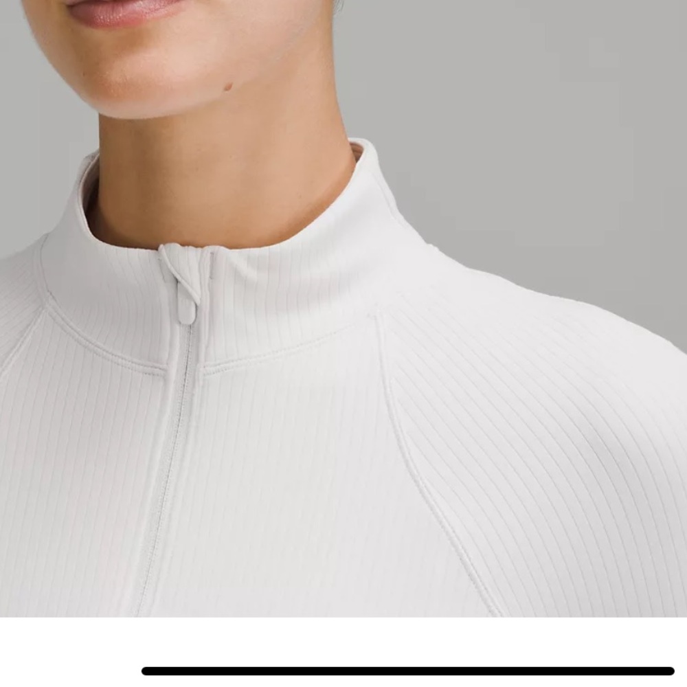Lululemon Ribbed Cropped Half Zip